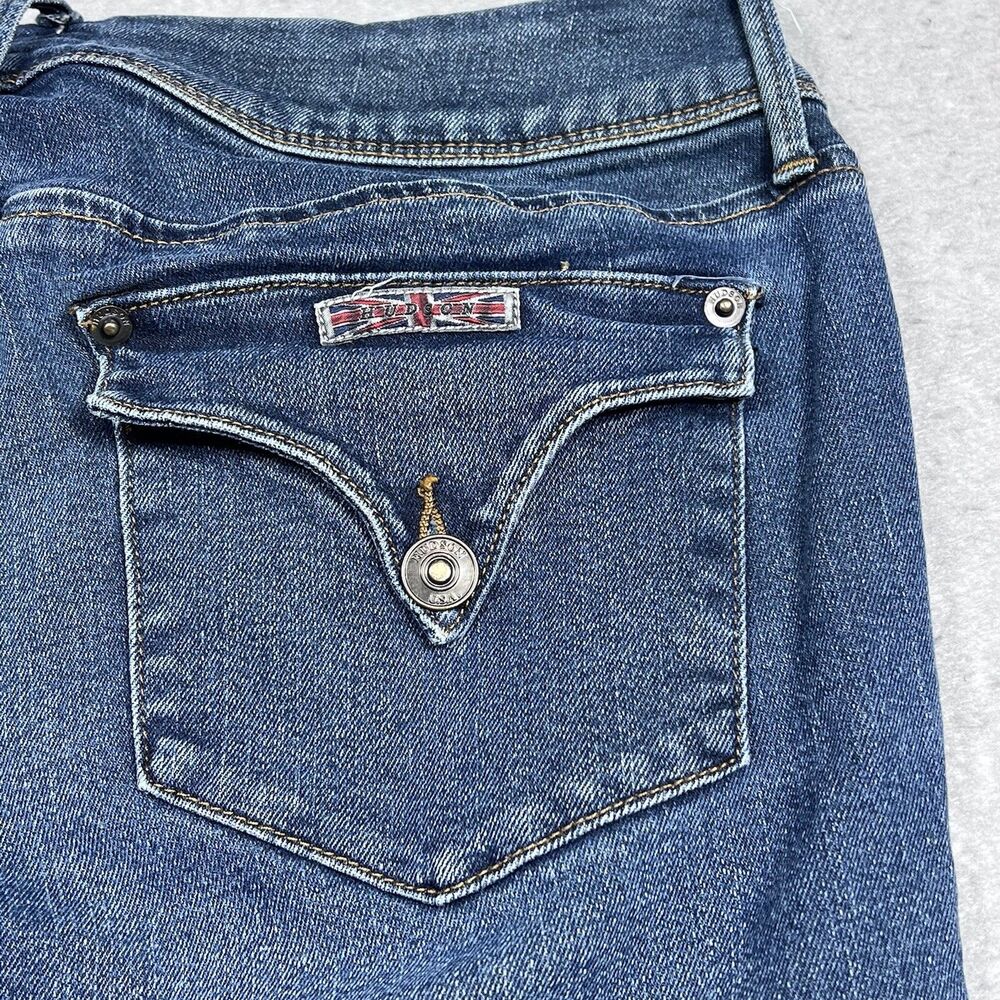 Hudson Jeans Womens Size 27 Collin Skinny Low Rise Stretch Denim Blue Jeans - Picture 11 of 15